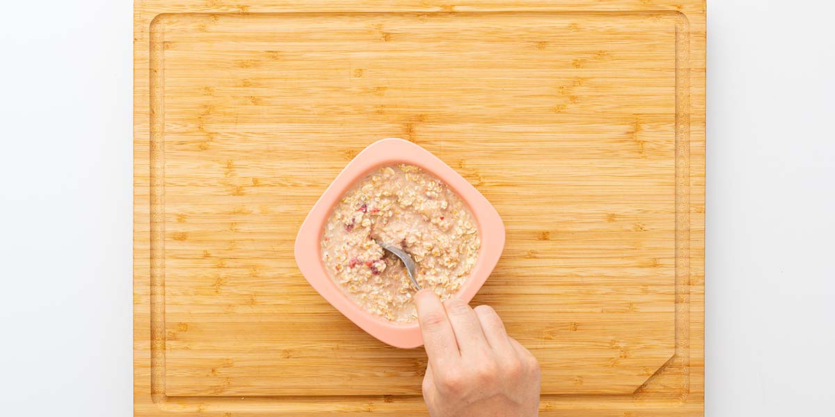 Freche Freunde Apfel Porridge Step 3