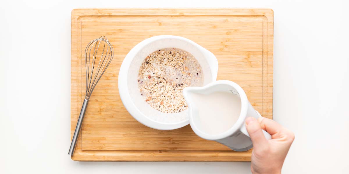 Freche Freunde Blaubeerpfannkuchen Step 1