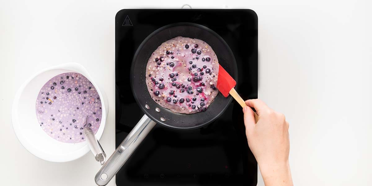 Freche Freunde Blaubeerpfannkuchen Step 4