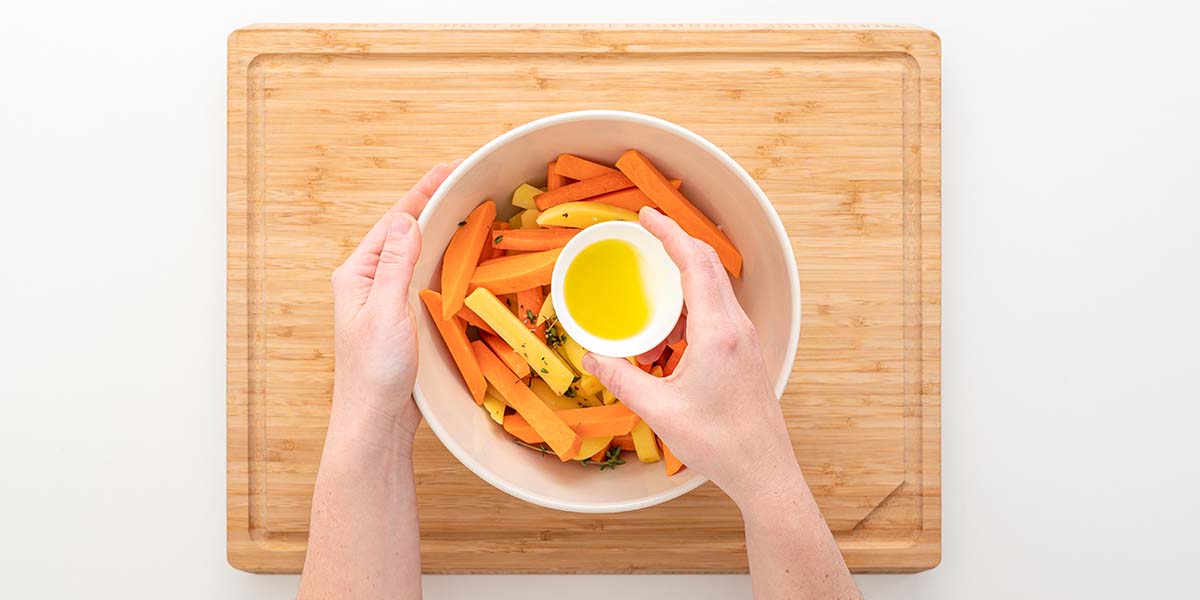 Freche Freunde Gemüsepommes Öl