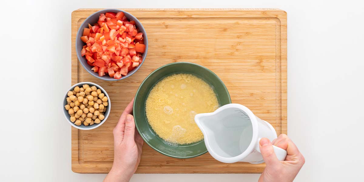 Freche Freunde Kichererbsen Salat Step 2