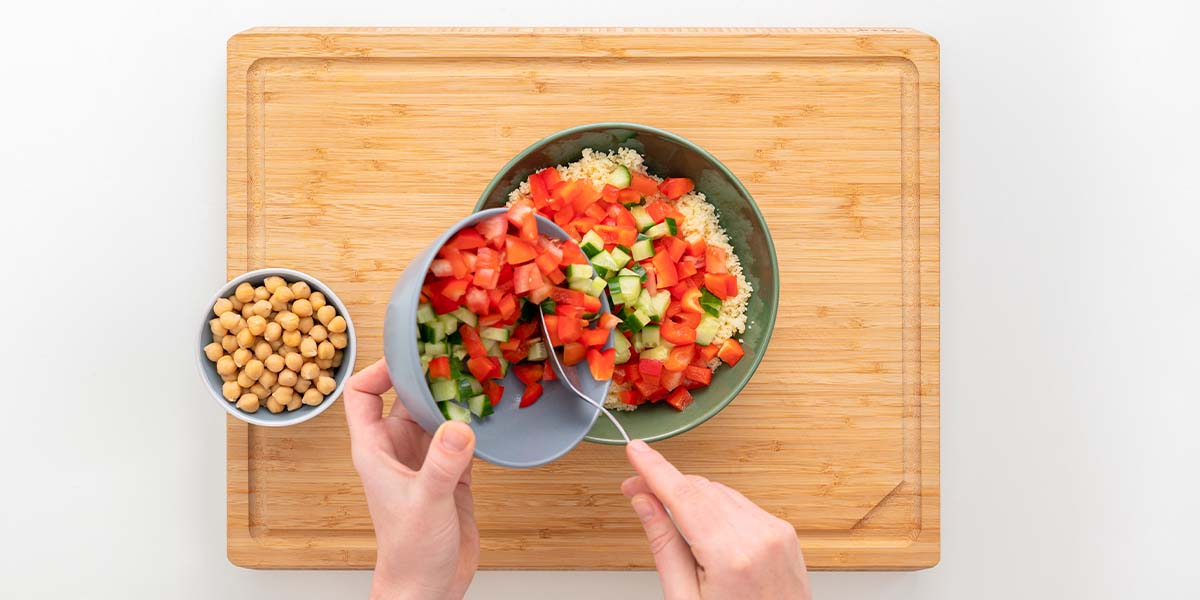 Freche Freunde Kichererbsen Salat Step 3