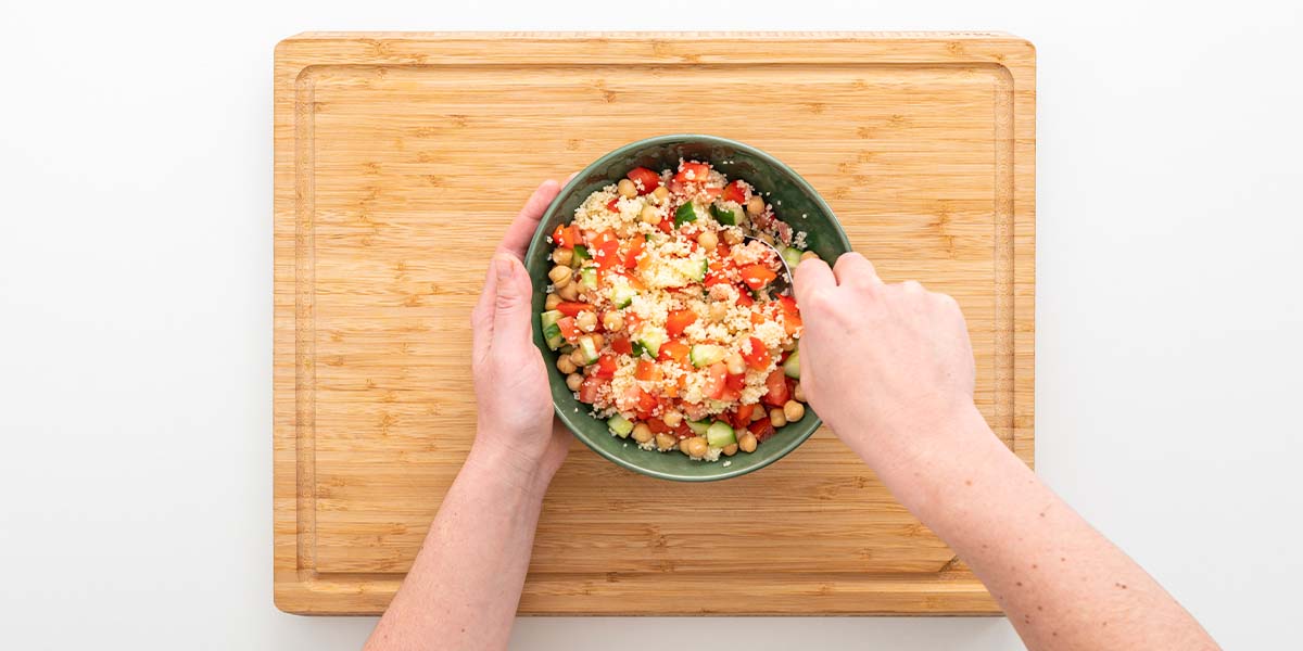 Freche Freunde Kichererbsen Salat Step 4