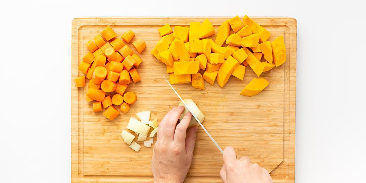 Freche Freunde Kürbissuppe Step 1