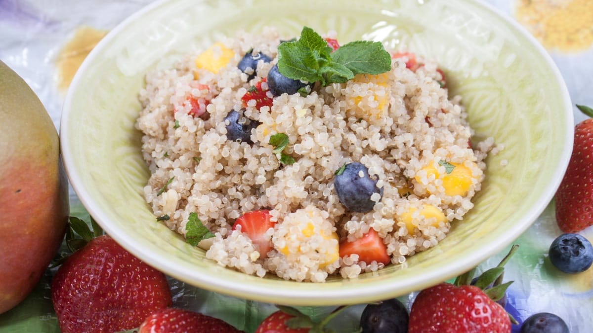 Freche Freunde Quinoa Obstsalat