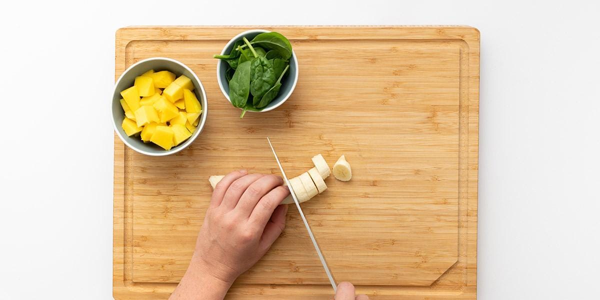 Freche Freunde Spinat Smoothie Step 1