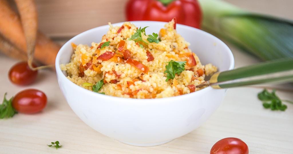 Frecher Couscous Buntes Gemüse