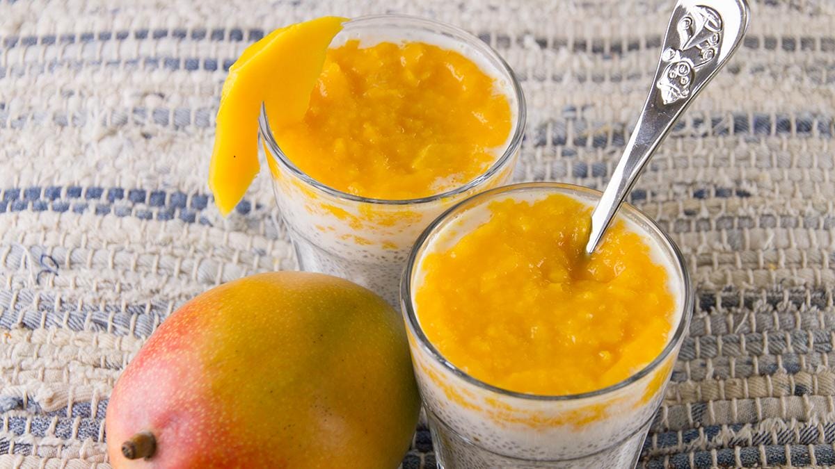 Momos Mango Chia Pudding
