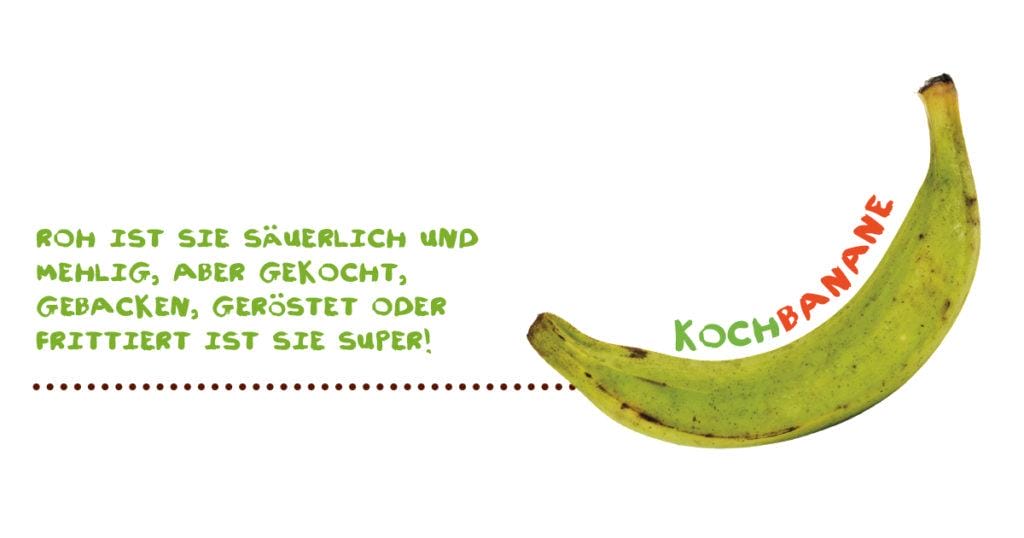 Alles über Bananen - Kochbanane