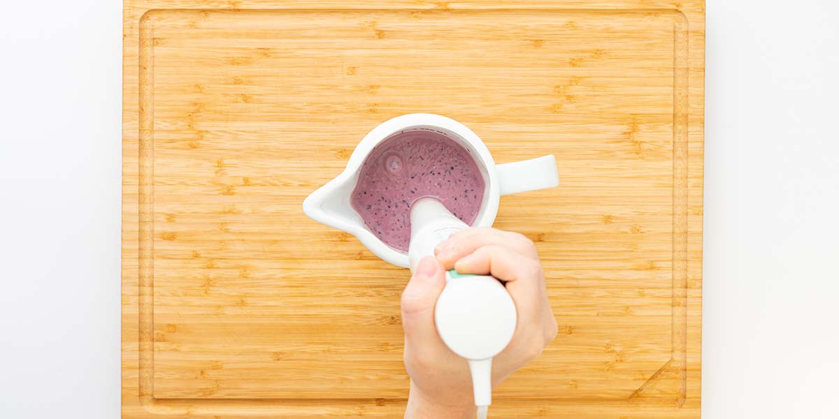 Freche Freunde Blaubeer Porridge Step 3