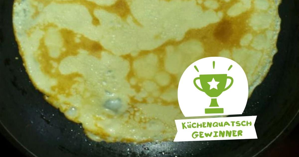 Küchenquatschgewinner-Bananeneierkuchen