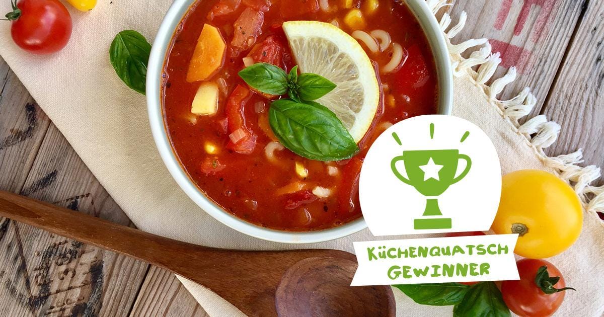 Küchenquatschgewinner-Minestrone