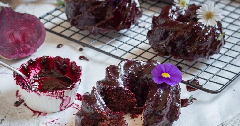 Rote Beete Kuchen