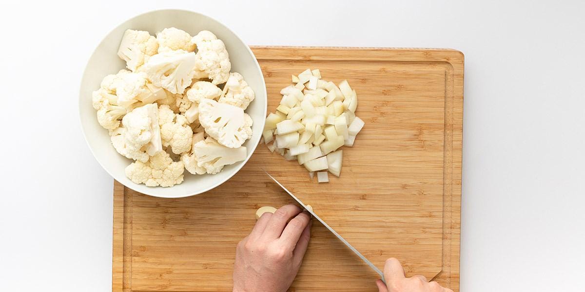 Freche Freunde Blumenkohl Suppe Step 1