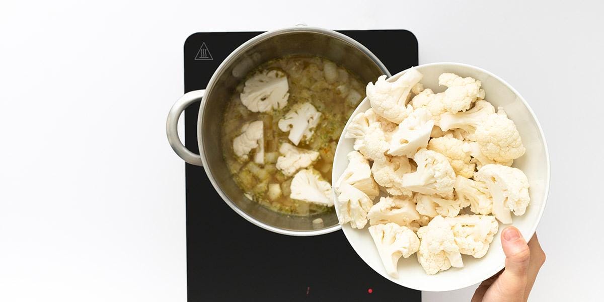 Freche Freunde Blumenkohl Suppe Step 3
