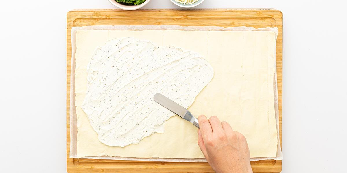 Freche Freunde Blätterteigrolle Step 1