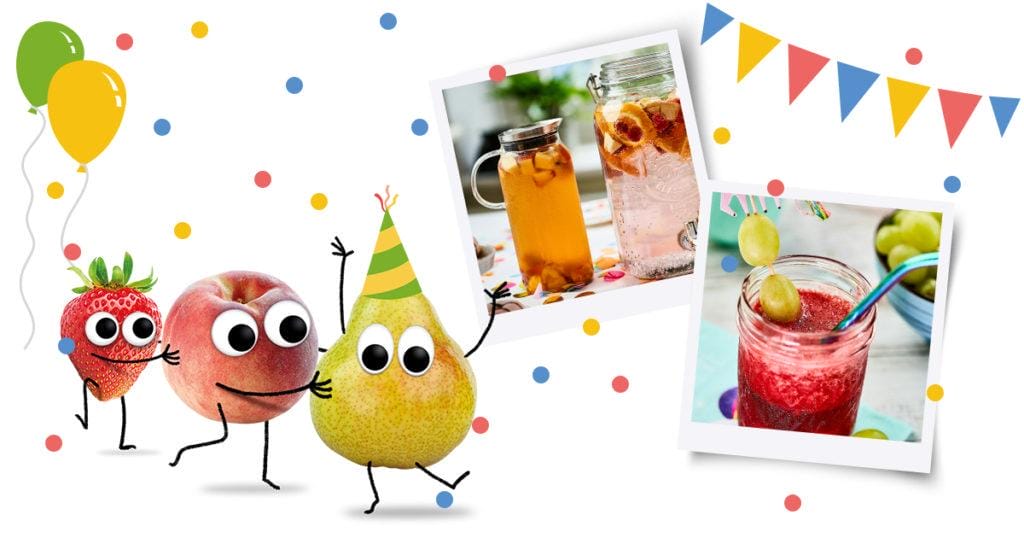 Fruchtige Kindercocktail Sammlung