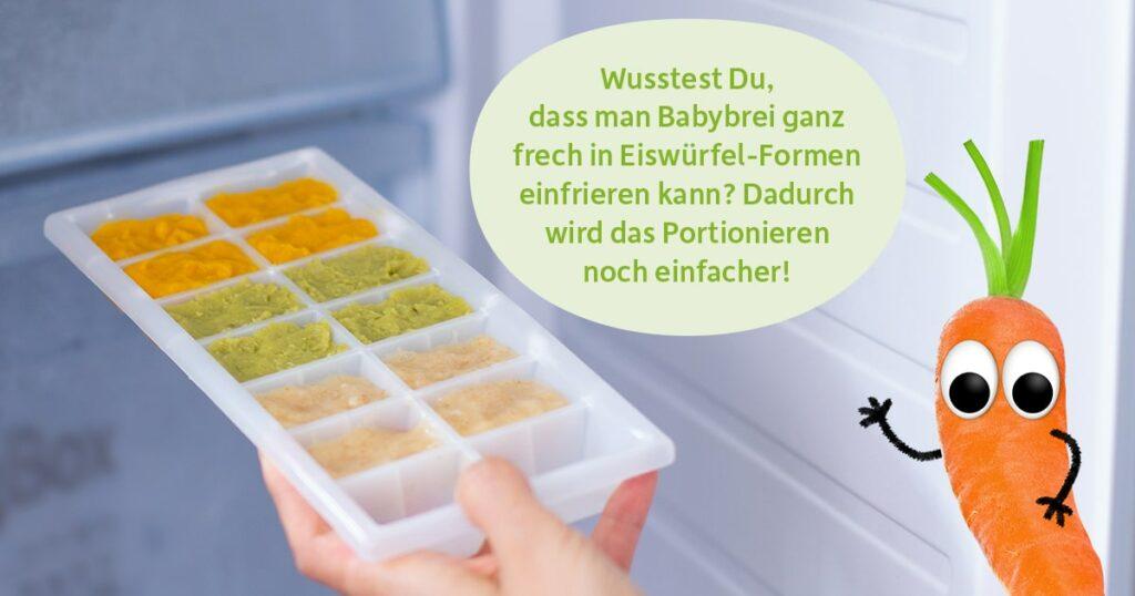 Baby Freche Freunde Brei einfrieren