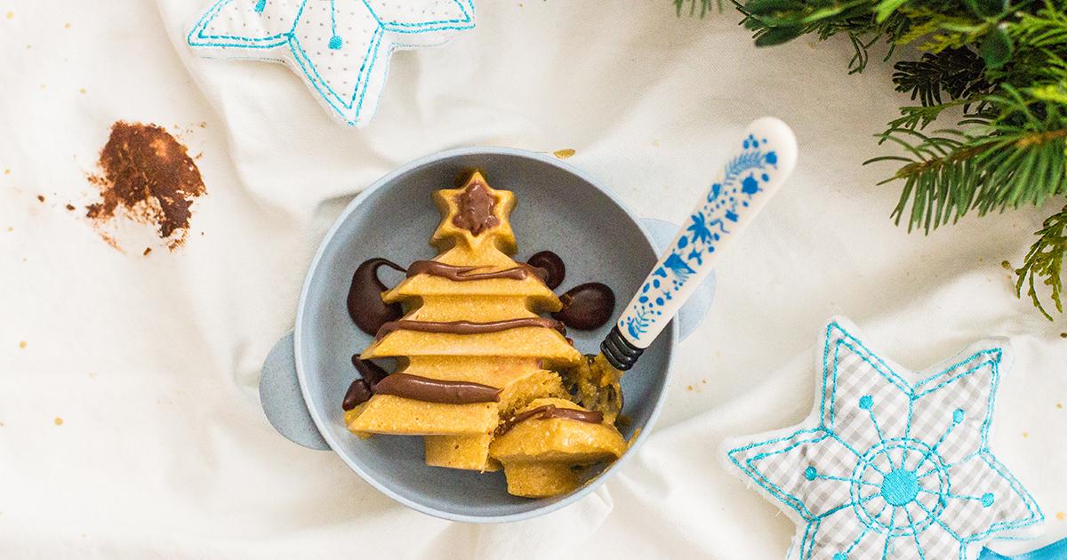 Bobs Weihnachtseis mit Schokosoße