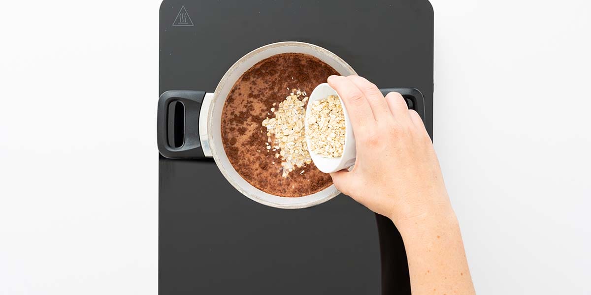 Freche Freunde Bananenporridge Step 1