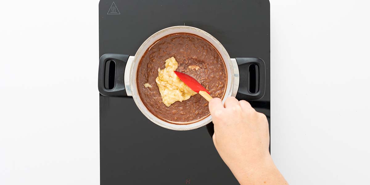 Freche Freunde Bananenporridge Step 4