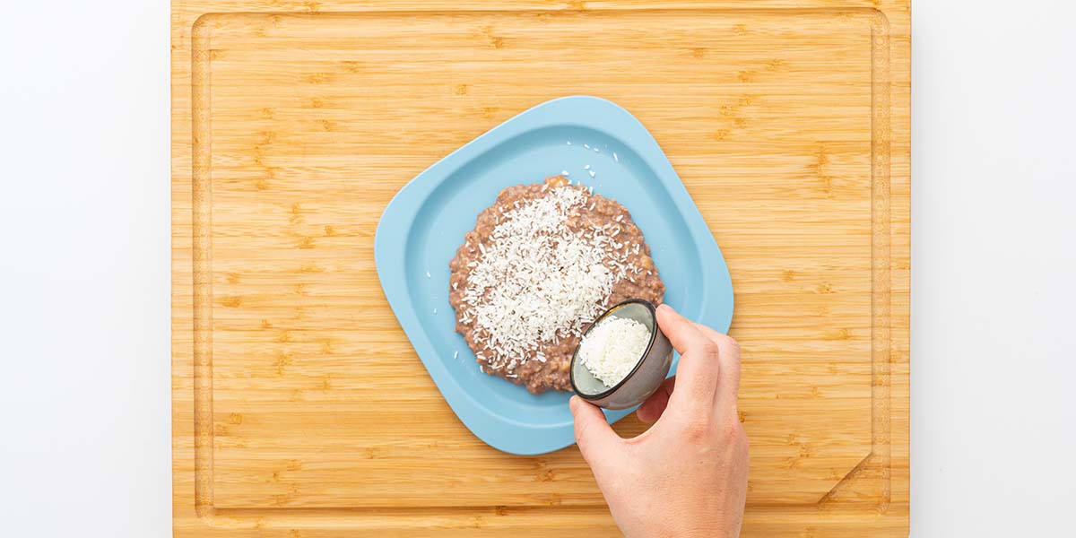 Freche Freunde Bananen Porridge Step 5