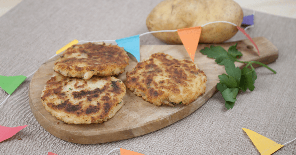 Karls Lachsfrikadelle