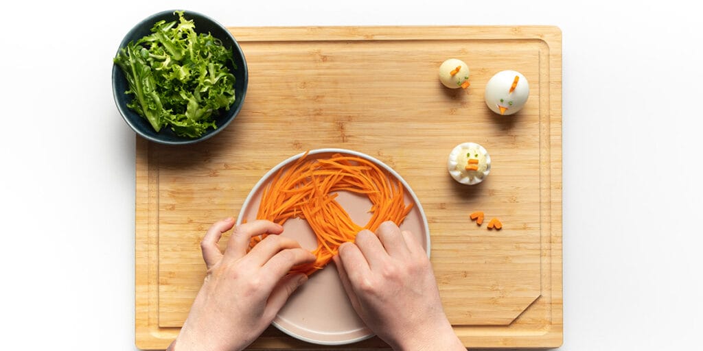 Freche Freunde Osternest Step 4