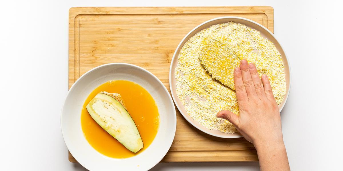 Freche Freunde Auberginen Schnitzel Step 2