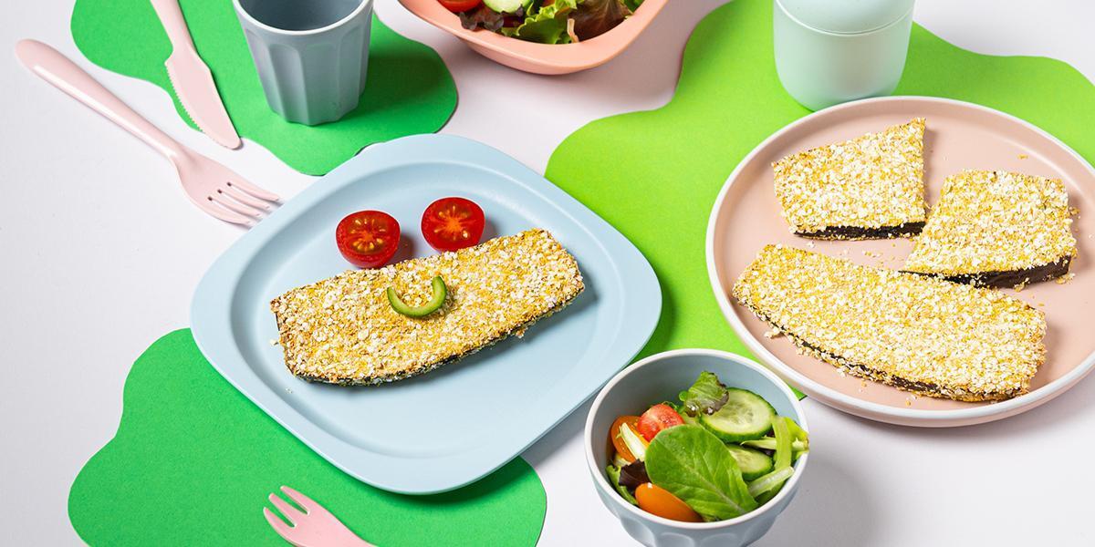 Freche Freunde Auberginen Schnitzel