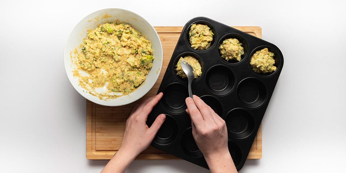 Freche Freunde Brokkoli Muffins Step 5