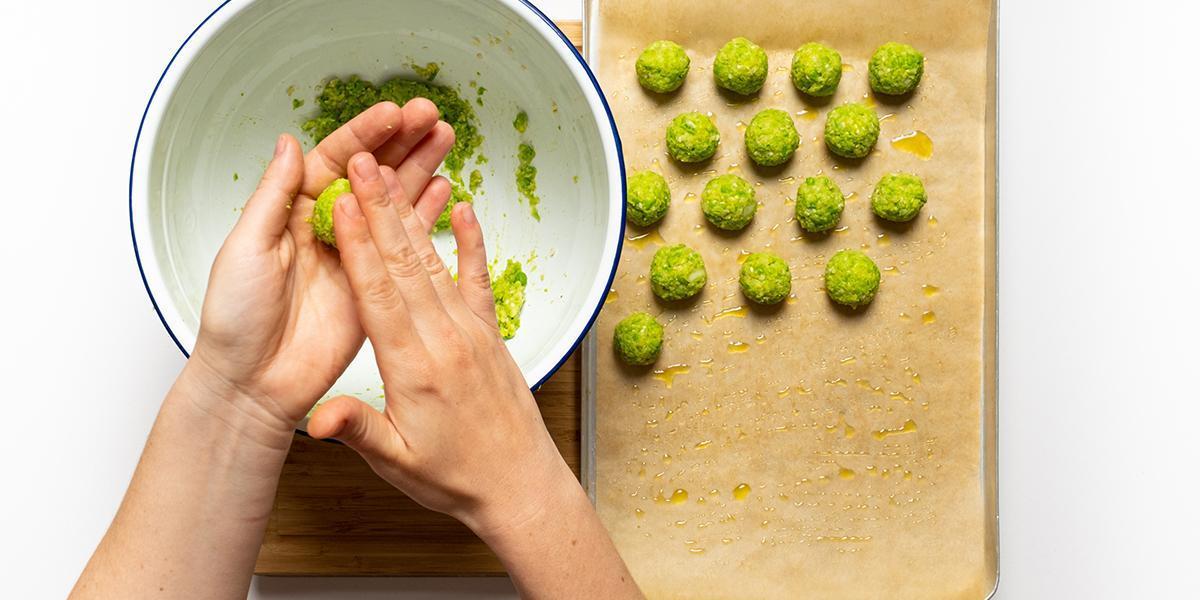 Freche Freunde Erbsen Falafel