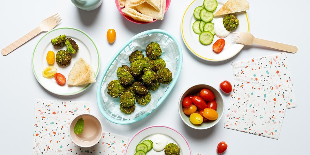 Freche Freunde Erbsen Falafel