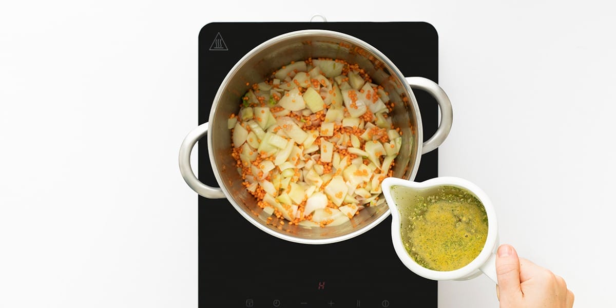 Freche Freunde Fenchel Linsen Suppe Step 2