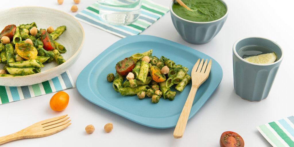 Freche Freunde Spinat Nudeln