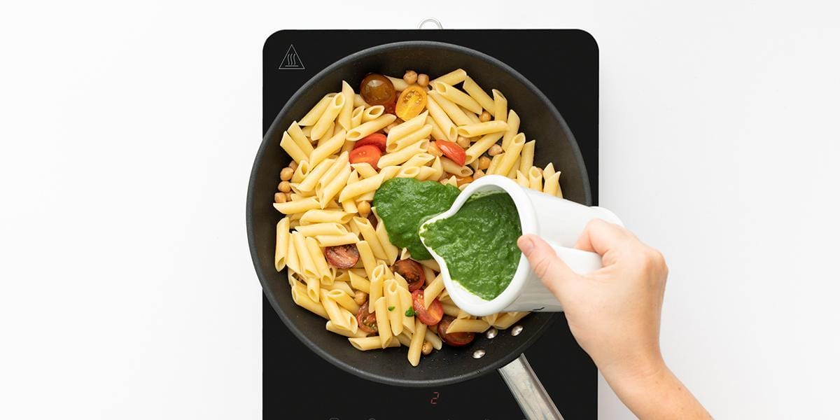 Freche Freunde Spinat Nudeln Step 4