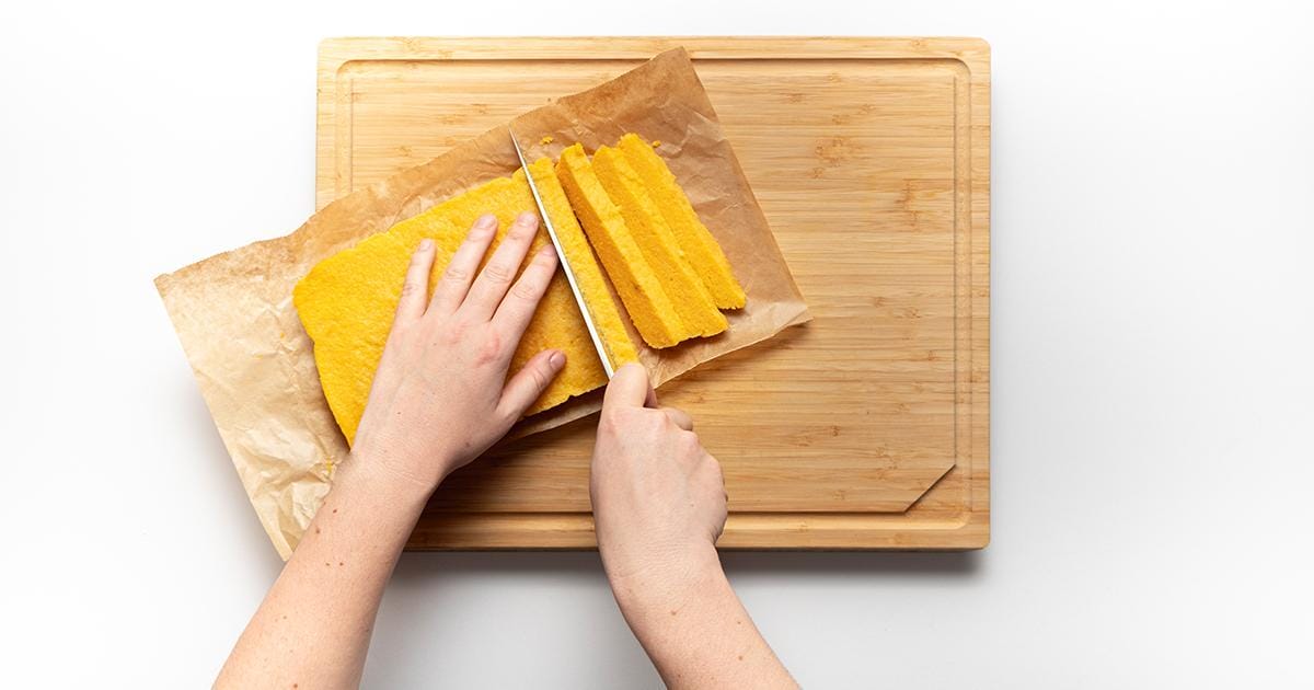 Freche Freunde Süßkartoffel Polenta Sticks