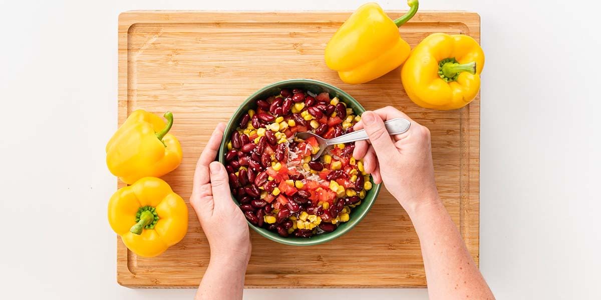 Freche Freunde Reissalat Step 2