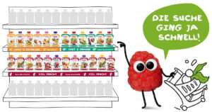 Freche Freunde - Quetschie-Regal aufgeräumt