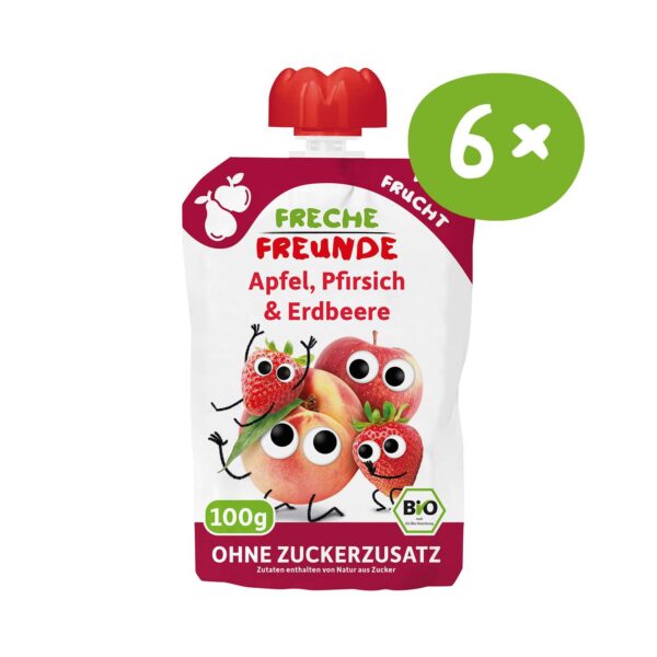 Quetschie füQuetschie_Apfel_Pfirsich_Erdbeere-Stoerer