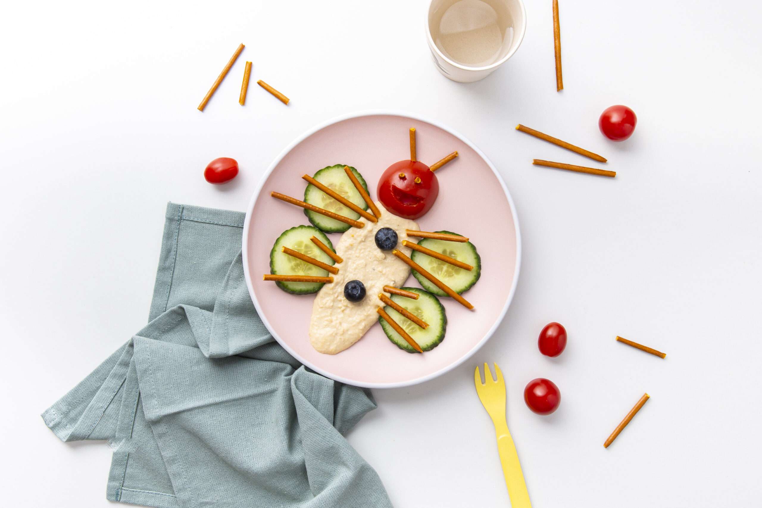 Gemüse-Schmetterling-Freche-Freunde-Rezept